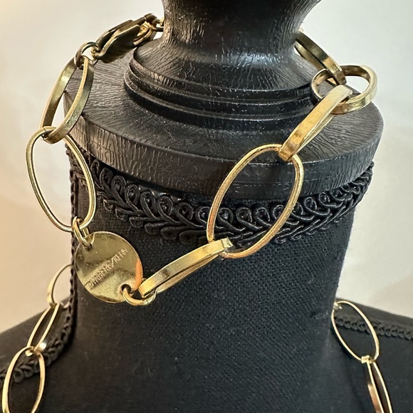 Dyrberg/Kern Gold Necklace & Bracelet - Picture 10 of 12